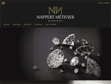 Tablet Screenshot of nappertmetivier.com